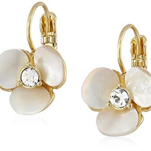 kate spade Jewelry Kate Spade New York Disco Pansy Leverback
